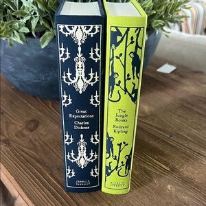 Decorative Book Set - Black and Green